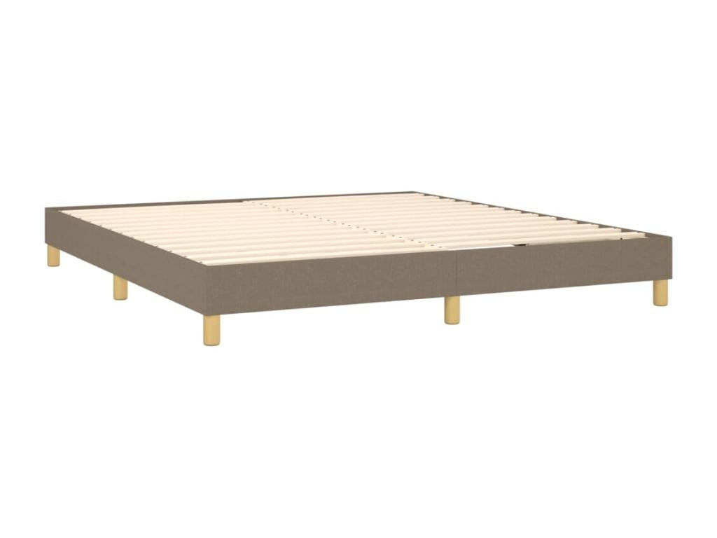 Lit à sommier tapissier avec matelas Chicyla 180x200 cm Tissu JLJT57307