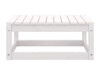 Salon de jardin 3 pièces Blanc Bois de pin massif JCAB67068