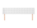 Tête de lit avec oreilles Blanc 183x16x78/88 cm Similicuir OMHH88177
