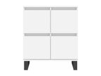 Buffets 3 pcs Blanc Bois d'ingénierie HTJY12082