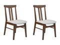Lot de 2 chaises de salle à manger Chicyla Bois Gris clair KXFU66655