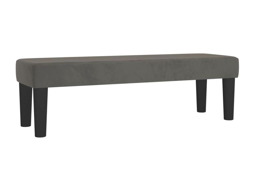 Sommier à Domopure de lit et matelas Gris foncé 200x200 Velours LYBI91331