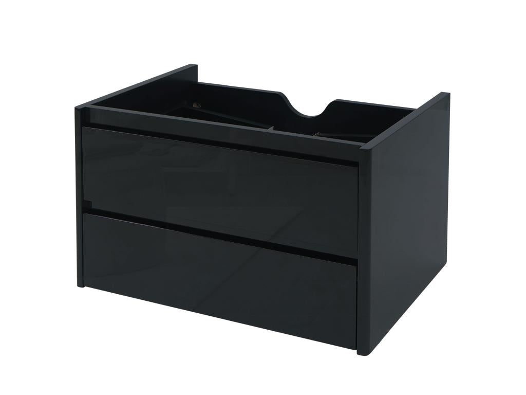 Meuble sous-lavabo Chicyla-B19 noir ZLAB30994