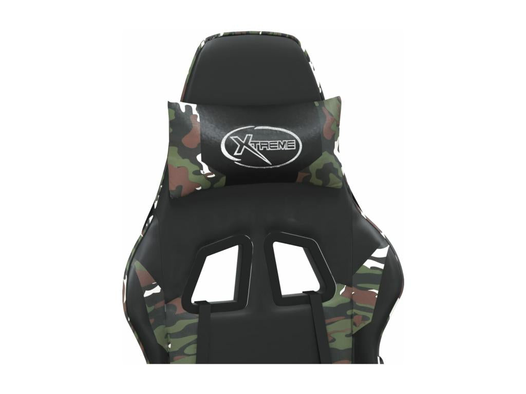 Chaise de jeu Noir et camouflage Similicuir KBZV09758