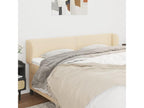 Tête de lit avec oreilles Crème 163x23x78/88 cm Tissu XMMK49433
