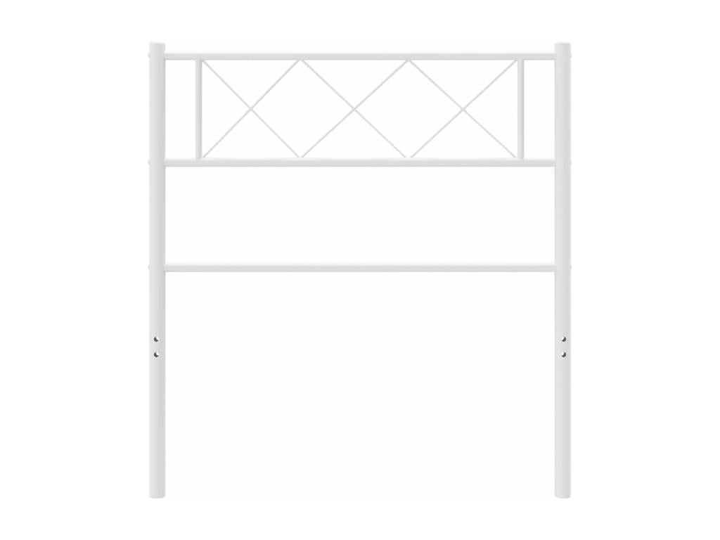 Tête de lit métal blanc 100cm PZQA60286