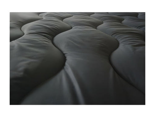 ABEIL Couette BiCouleure - 220x240 cm - Blanc et gris RBLB92079