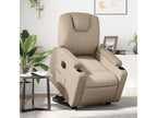 Fauteuil inclinable électrique cappuccino similicuir NVVY13881