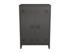 Casier de bureau armoire argentée 75x33x110 cm 03 0006335 BDAZ43012