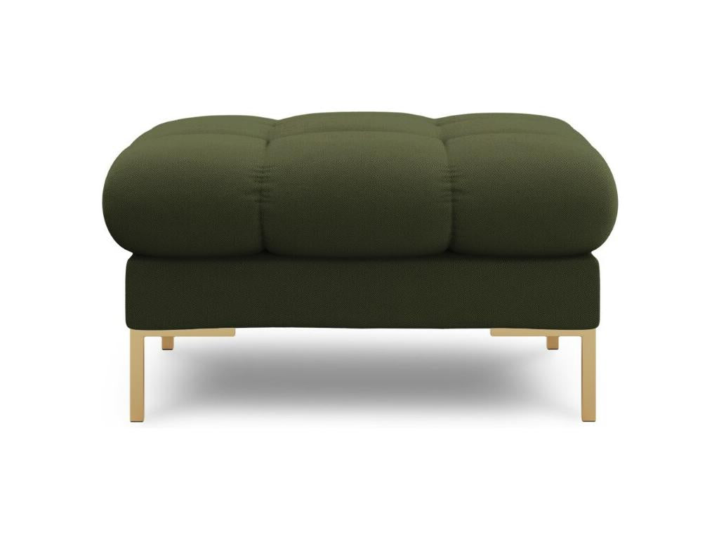 Domopure - Pouf Domopure en tissu structurel vert - 60x60x41cm PFIF58927