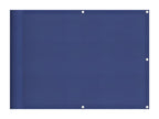 Écran de balcon bleu 75x1000 cm polyester Domopure QDVM08333