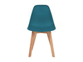 Chaises à manger lot de 6 Turquoise Plastique KTZT63530