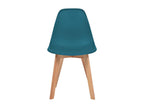 Chaises à manger lot de 6 Turquoise Plastique KTZT63530