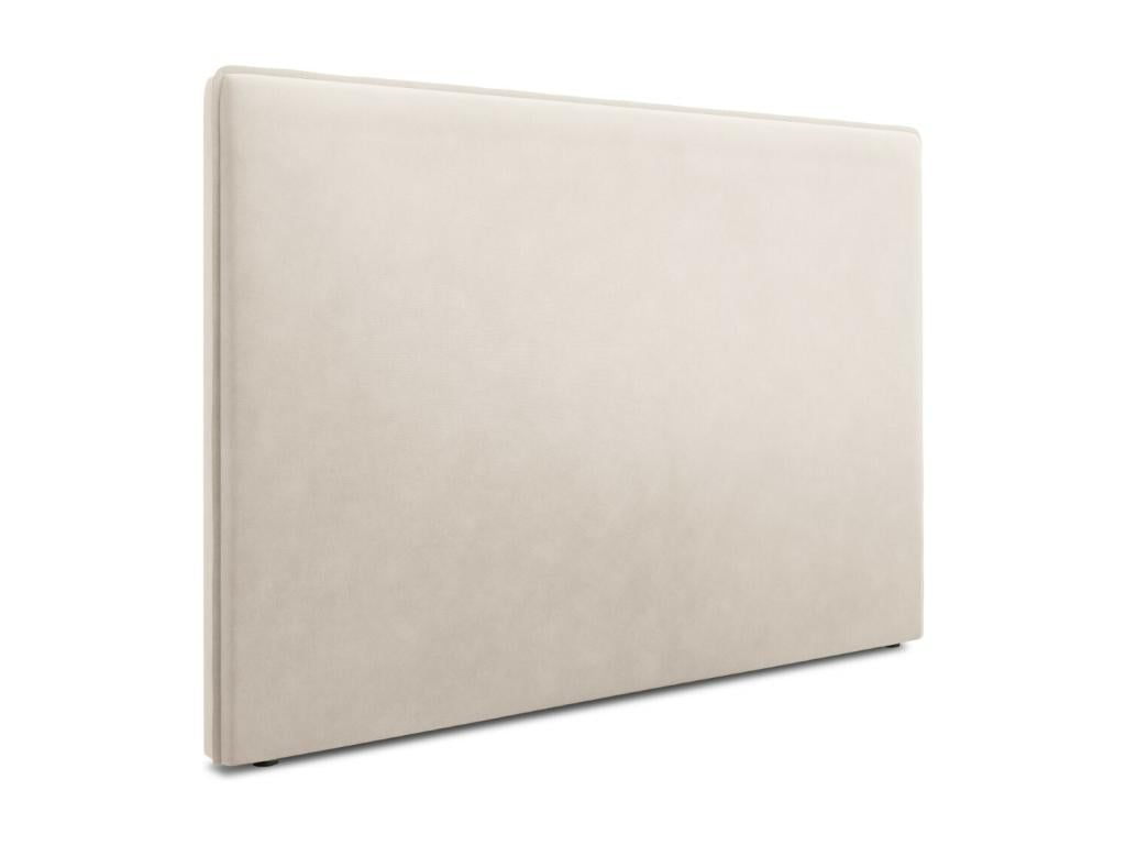 Chicyla - Tête de lit Chicyla 200x120cm en velours beige clair - 200x8x120cm PFMR78093