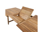 Chicyla - Table de jardin 8/10 personnes - rectangulaire Chicyla extensible 180/240x100x75 cm en bois Teck MTUX47643
