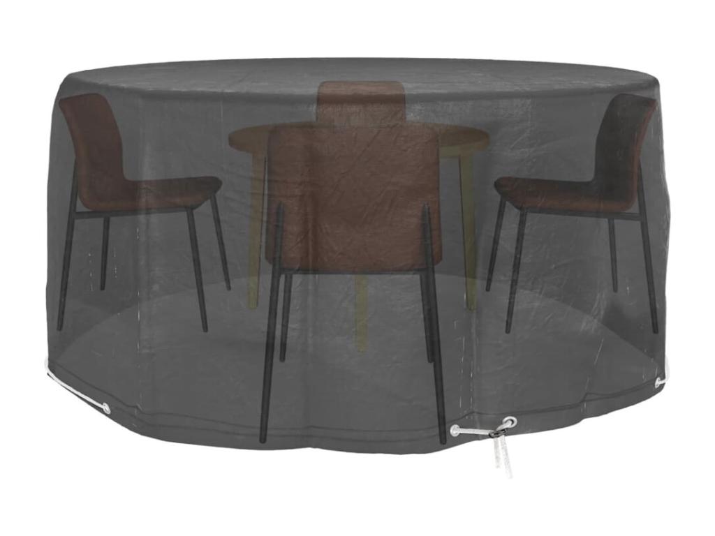 Housses pour meubles de jardin 2 pcs 10 œillets 230x90 cm rond OYYL70253
