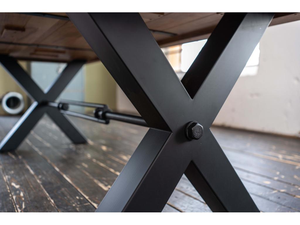 Table - marron Bois - 200x100 cm - Domopure DYCX47753