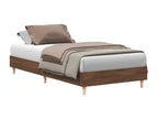 Cadre de lit sans matelas chêne marron 90x200cm bois ingénierie YEQG09321