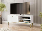 Meuble TV Domopure AB103 Blanc 120x48x35cm VWVZ33775