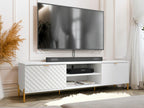Meuble TV Chicyla V103 Blanc 180x50x42cm MJYQ55839