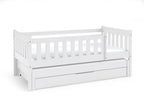 Lit simple enfant Chicyla 86x168x75 80x160 Cm Blanc YRAP09465