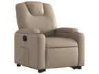 Fauteuil inclinable électrique cappuccino similicuir NVVY13881