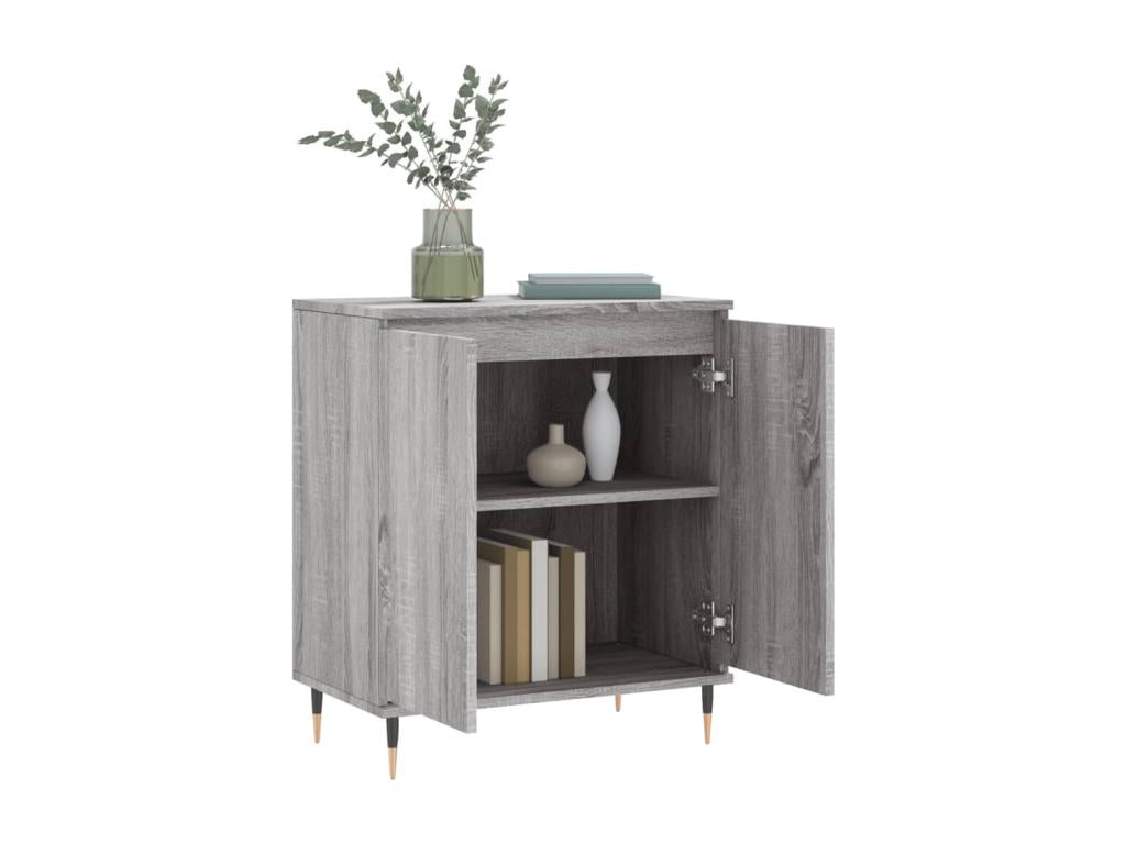 Buffet Chicyla gris 60x35x70 cm Bois d'ingénierie TTTJ05780