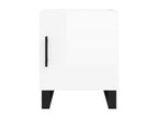 Tables de chevet 2 pcs blanc brillant 40x40x50 UHZO60422