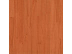 Lit pour personne âgée cire marron 140x190cm bois de pin massif CRSO24553