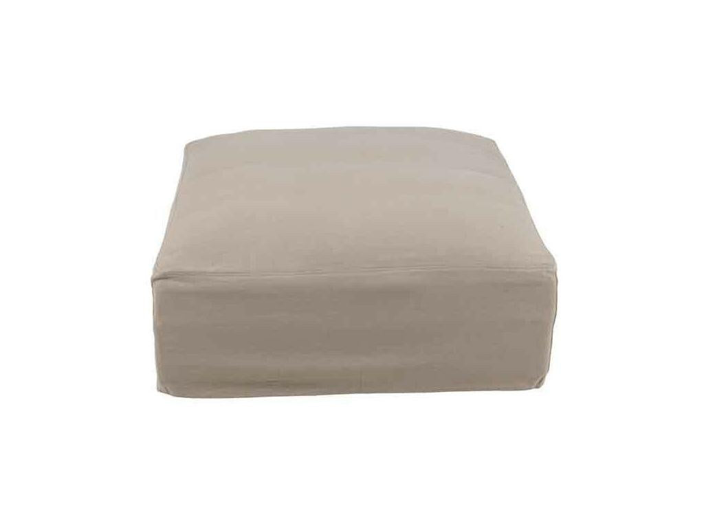 Housse pour Pouf Domopure 105x105cm Naturel TVJE73531