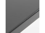 Table de jardin carrée en métal anthracite - Domopure WNVU26128