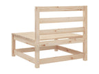 Salon de jardin 3 pcs bois de pin massif ENNB31779