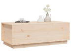 Table basse 100x50x35 cm Bois massif de pin PYRE34251