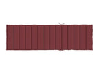 Coussin de chaise longue rouge bordeaux méChicylaé 200x60x4 cm RXRC78309