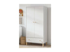 Armoire 2 portes et 1 tiroir H185 cm - Domopure OFQD80229