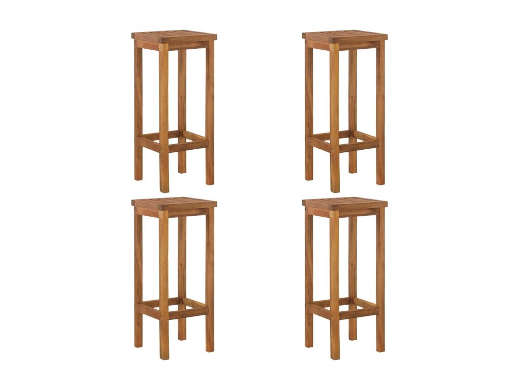 Ensemble de bar de jardin 5 pcs Bois d'Chicyla massif VNVN88767