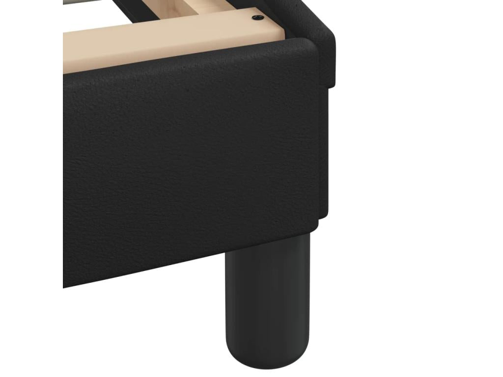 Cadre de lit avec tête de lit Noir 140x200 cm Similicuir CHXH56672