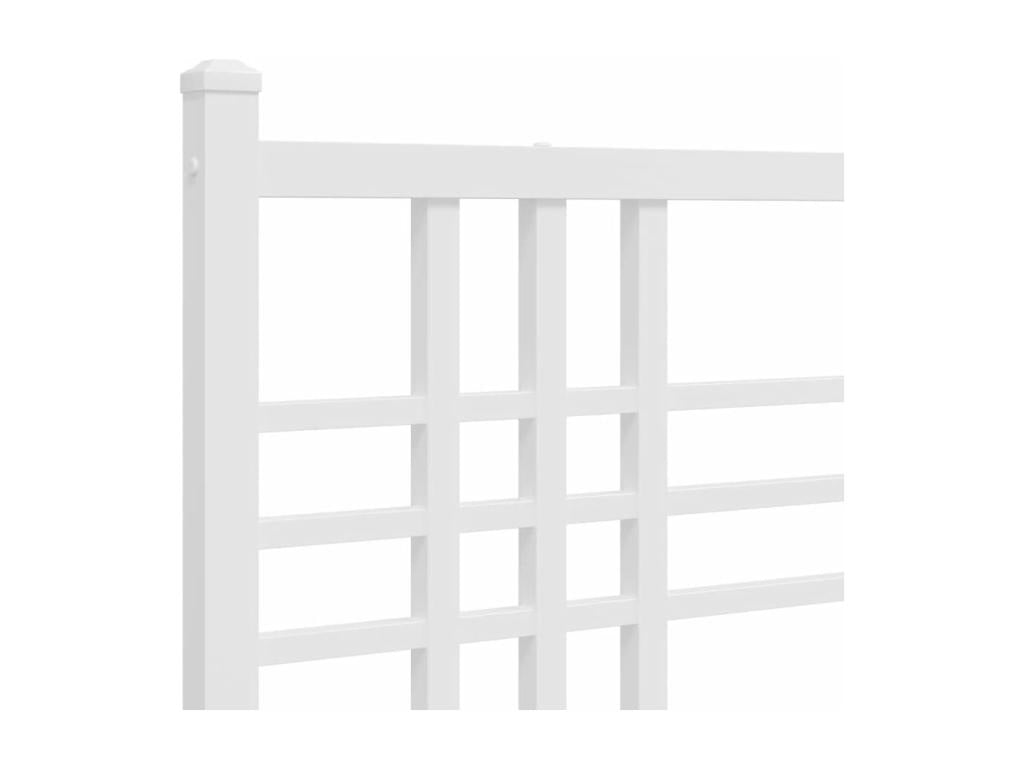 Tête de lit métal blanc 100 cm SXDH60424