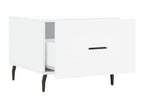 Tables basses 2 pcs blanc 50x50x40 bois d'ingénierie EBTH31146