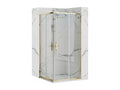 Cabine De Douche Domopure Punto 90x90 Gold Receveur De Douche Domopure White UVXE22112