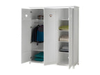 Armoire 3 Portes Amori 190cm Blanc FAXV88948