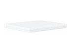 Lit avec matelas noir et blanc 180x200 cm similicuir OPGT22387