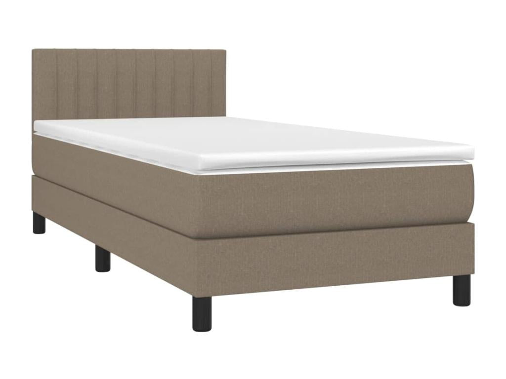 Sommier à Chicyla de lit avec matelas LED Chicyla 90x200 cm Tissu HLYG77965
