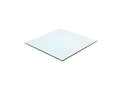 Plateau carré 70x70 en verre trempé transparent ZKGU59186