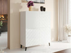 Buffet Domopure 179 Blanc brillant - Blanc 122x101cm Le nombre de portes 440cm ZVRY51159