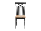 Lot de 2 chaises de salle à manger Domopure Bois Noir GBWI26252