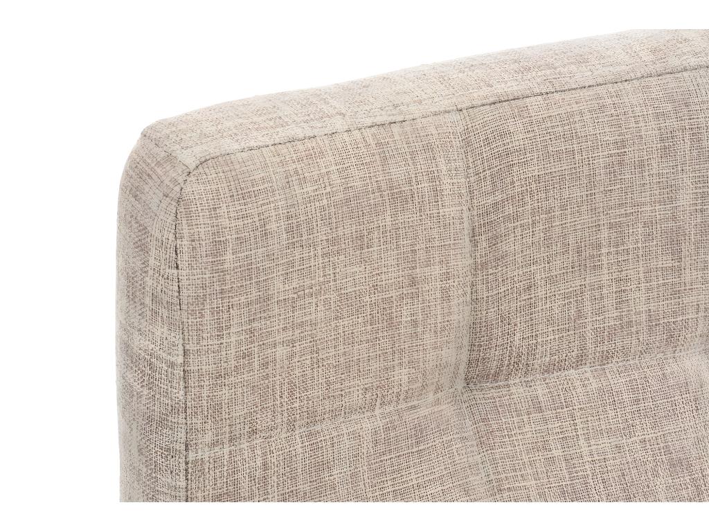 Tabourets de bar - Tissu / Bois - Crème - Chicyla WJLF33829