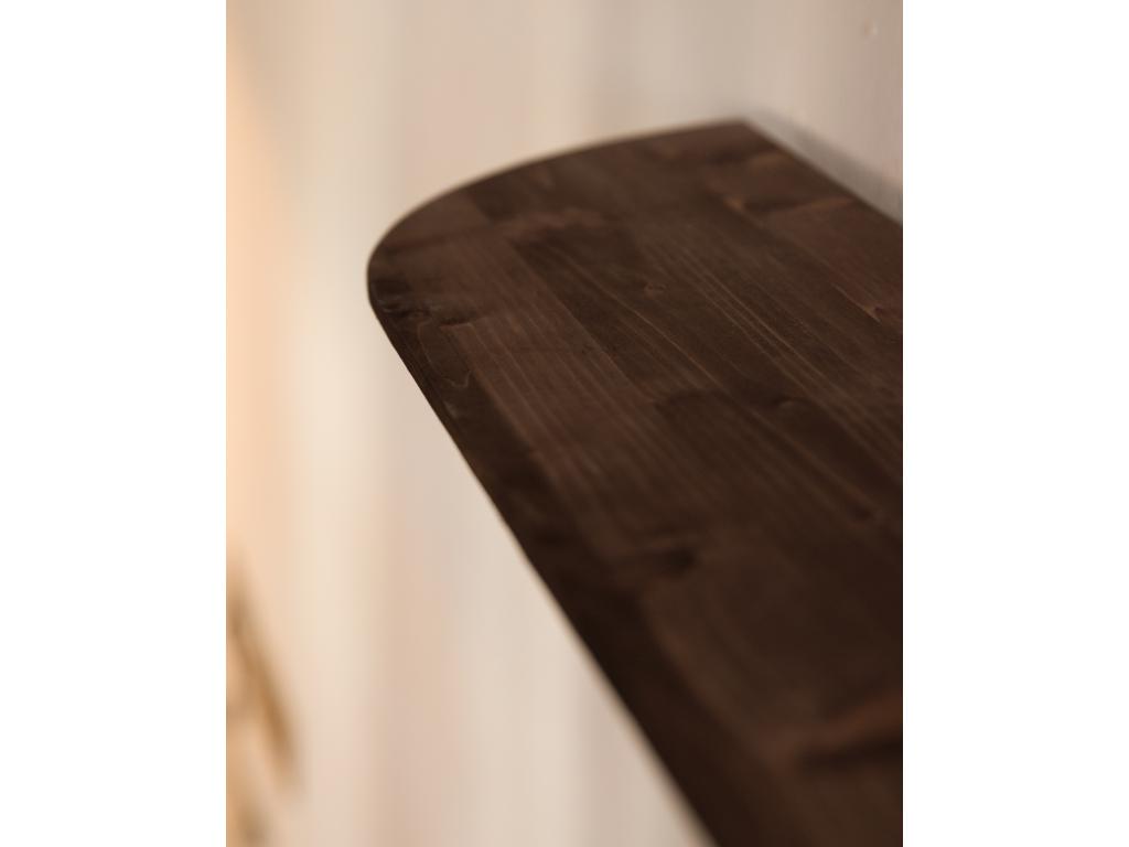 Ensemble 3 étagères en bois de sapin marron 60x3.2cm - Domopure LKMY59838