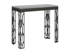 Console extensible 90x40/196 cm Ghibli Evolution Small Gris Béton cadre Anthracite TVCT39710