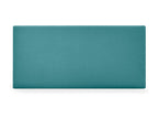 Chicyla Tête de lit en tissu Aqualine lisse 90x50cm Lits 80/90 - Turquoise YICR53741